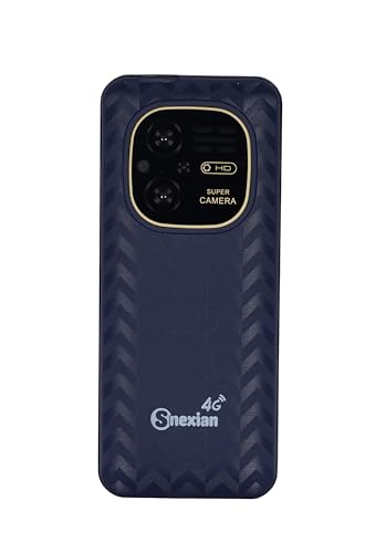 Image of Snexian All-New GURU GT 4G Working Dual Sim | Keypad Mobile | 2.4 inch Display | YouTube Working | Voice Changer | BT Dialer | Call Recording | Long Lasting Battery | FM | Camera | Feature Phone | Blue