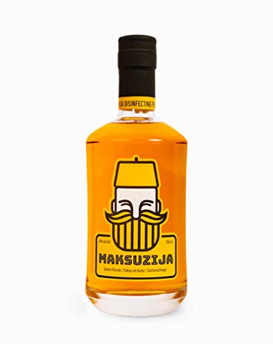 House of Slivovitz Rakija Maksuzija Dunja 0,7L 40% alc. Premium Quittenbrand der bosnischen Kultband Dubioza kolektiv Cover