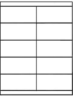 Copier Labels; White, 2" x 4-1/4", 1000 Labels (7-20407)