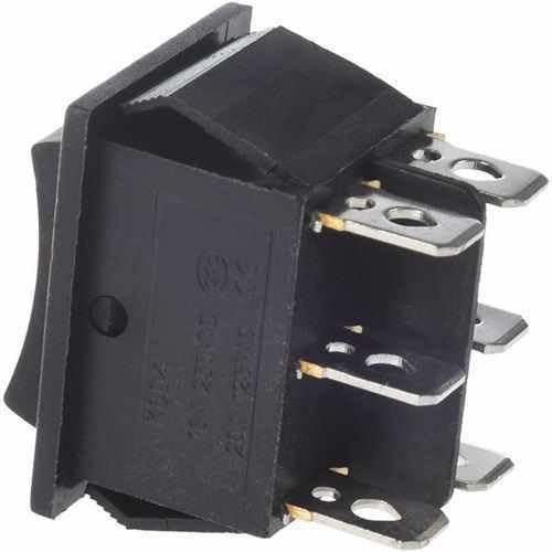 Interruptor Basculante DPDT ON/OFF/ON 6 pin (1, Negro, DPDT ON/OFF/ON) - imagen 5