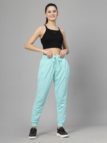 Image of UZARUS Women's Cotton Regular Fit Joggers Track Pants with 3 Pockets