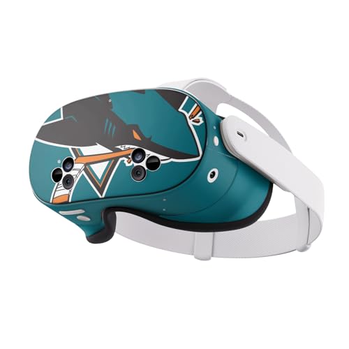 Autocollant San Jose Sharks Meta Quest 3S pour protéger des rayures de jeu