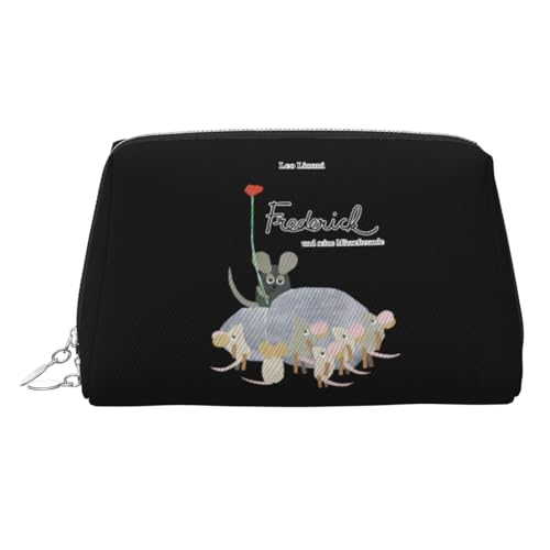 化粧ポーチ レオ レオニ 絵本 レディース メイクポーチ 化粧バッグ メンズ トラベルポーチ レザー 小物入れ かわいい おしゃれ 可愛い 化粧品収納 大容量 防水 多機能 旅行 持ち運び便利