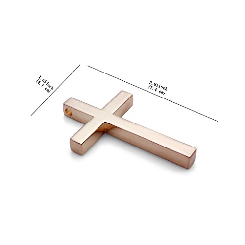 Eforcar(Tm 1Pcs Car Rear View Mirror Decoration Cross Religious Faith Car Charm Hanging Accessory Auto(Rndom Color) #TOP4