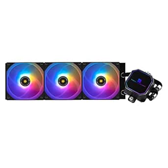 Thermalright FW360 SE ARGB Black CPU Water Cooler With 3 PWM ARGB Fans With 2000RPM,IPS LCD Screen With 320x240 Resolution,Liquid CPU Cooler With 2-in LCD Display,PC Cooler For AM5,Intel LGA1851/1700 - View #5