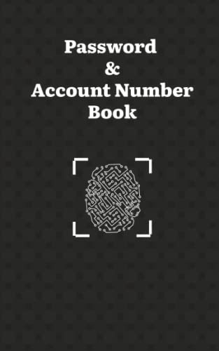 Password & Account Number Book: Never forget the password again | 5x8 | 106 Pages