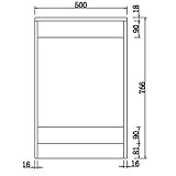 Affine® 1165mm Toilet Vanity Unit Reversible Combination Bathroom Suite Furniture Set, Freestanding Drawer Cabinet, Wash Basin Sink, WC Pan, Seat & Concealed Cistern, Matt Black - Image 4