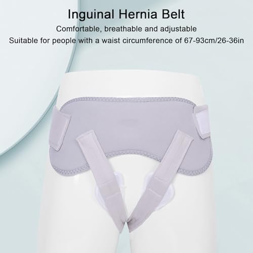 Faja lumbar para hernia, ajustable con 4 almohadillas miniatura 2