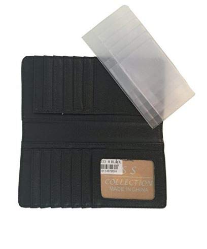 Men Wallet Western Bifold Check Book W069-30 Cross Praying Cowboy Black3