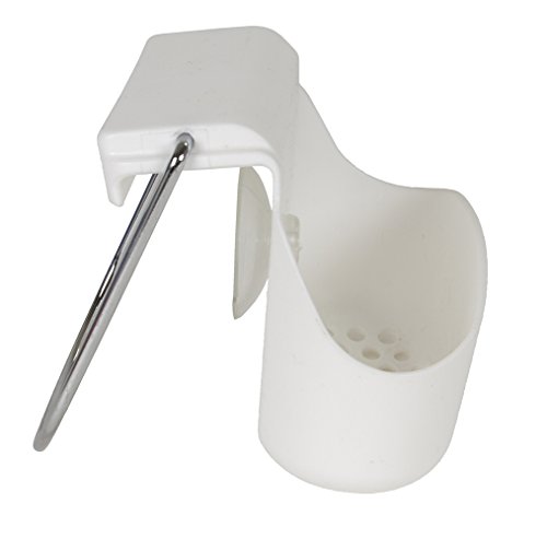 Evriholder Sink Caddy Sponge Holder With Dish Cloth Rod, White #TOP1