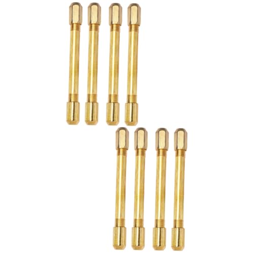 Housoutil 8 Pcs Carving Tool Jewelry Drill Mini Pin Vise Magnetic Watch Chuck Bit Tools Jewelry Pin Vise Pin Vise for Miniatures Mini Hand Drill Watch Accessories Wire Tool Tabulation Repair