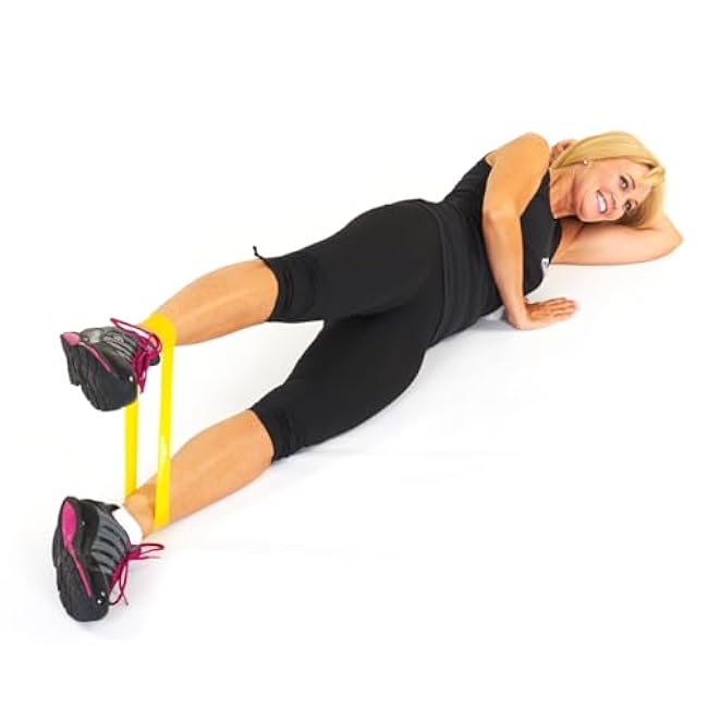 Black Mountain Products Loop Resistance Exercise Bands with Carrying Case (Set of 5), 9 inch