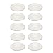 Diydeg Fake Lips, 10PCS Silicone Soft Flexible 3D Open Mouth Easy to Apply Colour Practice Lips Highly Reproducible Portable Silicone Lips Model for Makeup Practice (Semi Transparent