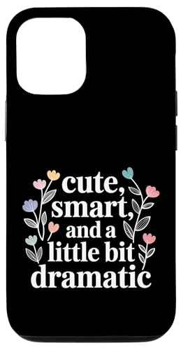 Cute Smart And A Little Bit Dramatic ���ӋC�ȃ{�[���h���[�h - �X�}�z�P�[�X iPhone 12/12 Pro �p