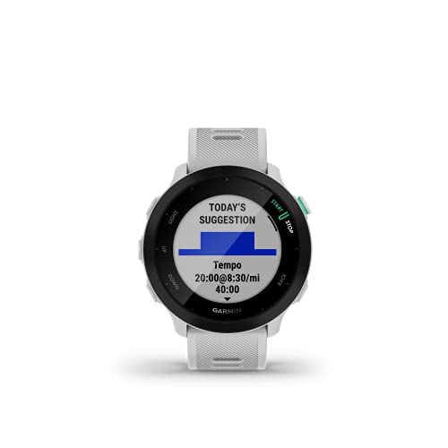 undefined Garmin Forerunner 55, GPS Running Watch with Daily Suggested Workouts, Up to 2 Weeks of Battery Life, White の商品画像 5