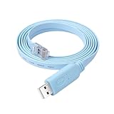 Connexion USB vers console RJ45 : ce câble de configuration de console permet la connexion entre une interface USB et un port de console RJ45, ce qui est adapté pour le débogage, la configuration et la gestion des périphériques réseau. Il peut être utilisé pour se connecter à des routeurs, commutateurs et appareils similaires pour les opérations de console.