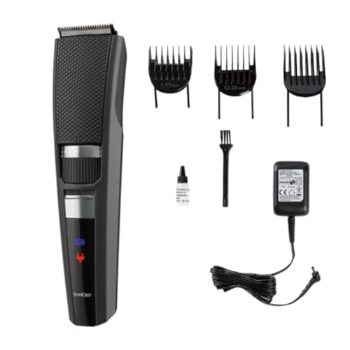 Silvercrest Hair & Beard Trimmer SHBS 3.7 A1 Cordless & Rechargeable Men's Hair & Beard Trimmer Kit | Look Your Best Anytime, Anywhere