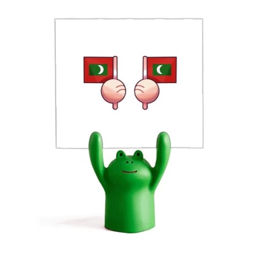 Porte-mémo grenouille Maldives pour ne plus jamais oublier vos notes