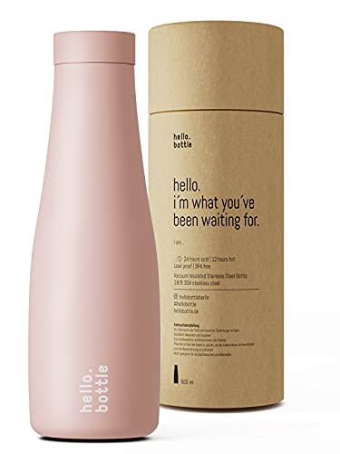 Gourde en acier inoxydable Nude 500 ml réutilisable et étanche
