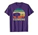 Retro Yellowstone National Park Vintage Buffalo Geyser Gift T-Shirt