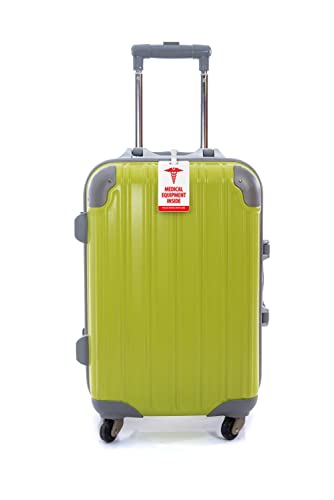 Shacke Medical Equipment Luggage Tag For Respiratory Devices (White/Vertical) #TOP4