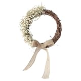 Guirnalda Ratán de Flores Secas para Puerta y Pared