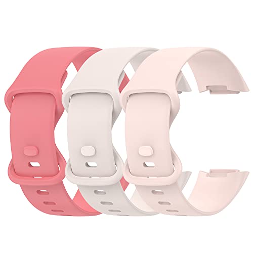 Cyeeson C Bracelet de remplacement de couleur compatible avec Fitbit Charge5 Watch