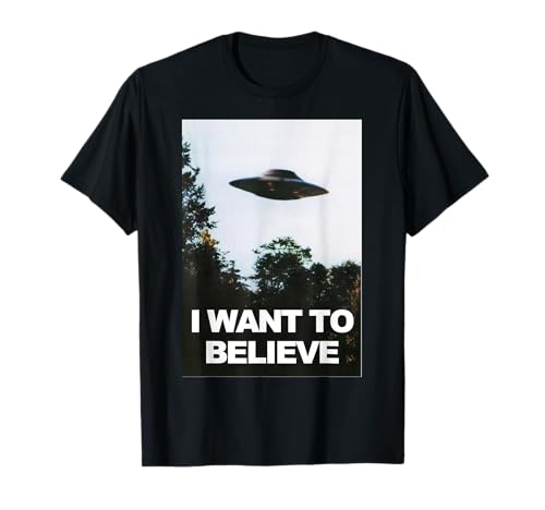 Photo de T-shirt Alien UFO Hunter Shirt I Want To Believe T-Shirt