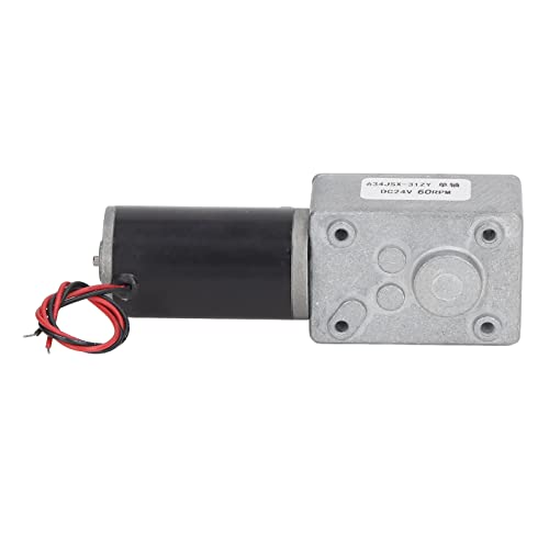 Motor de engranaje helicoidal DC24V autoblocante reversible para proyectos de robótica 60RPM