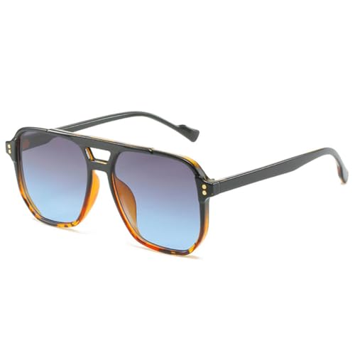 Lunettes de soleil double pont pour femme avec verres dégradés UV400