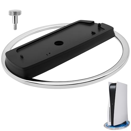 Ailah Support Vertical Compatible PS5/PS5 Slim/PS5 Pro, Socle Stable à Patins Antidérapants, Base Antidérapante Support, Flux d’Air Préservé, Pose...