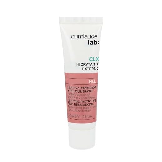 Cumlaude Lab Hidratante Externo CLX - Gel Crema Vulvar con Acción Calmante y Protectora para la Irritación e Inflamación, con Clorhexidina y Ácido Hialurónico - 30 ml