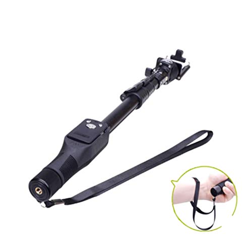 Bâton selfie extensible universel et perche portable noire