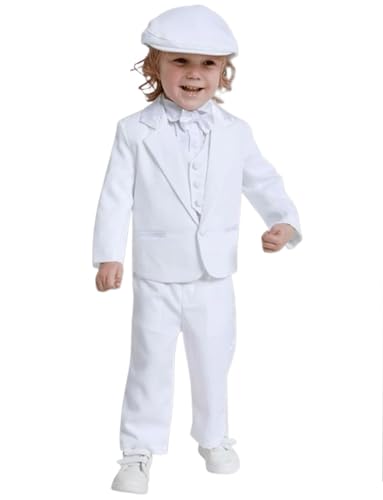 Costume garçon mariage revers cranté gilet pantalon veste habillée chic