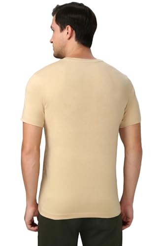 Image of Van Heusen Men's Athleisure Graphic T-Shirt - Comfortable Crew Neck| Soft Breathable Cotton Blend | Casual Wear Style | Summer Favorite | Style 60054