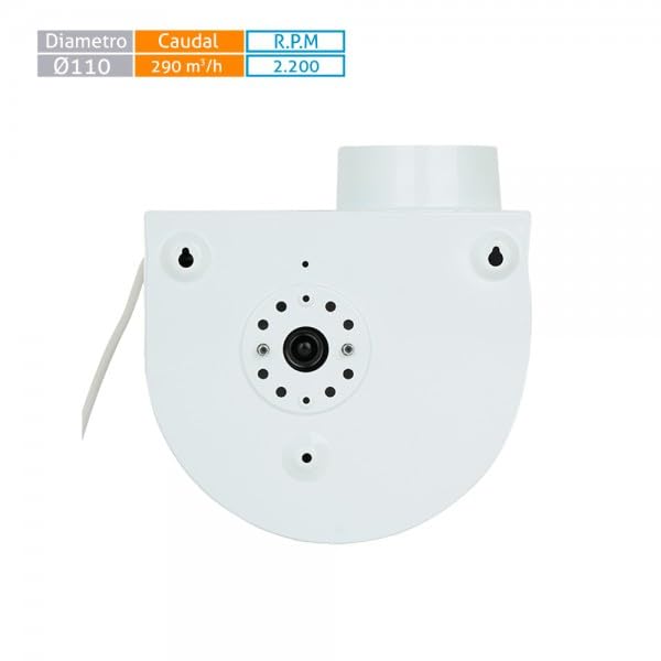 Extractor de cocina centrifugo MU CO 300M