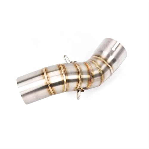 Tube de connexion Kawasaki Z900 en inox premium avec chicane amovible pour moto 2017-2019