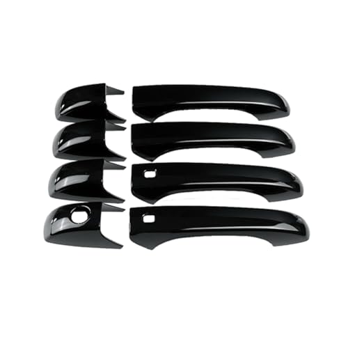 Couverture de poignée de porte en fibre de carbone exclusive pour Grand Cherokee