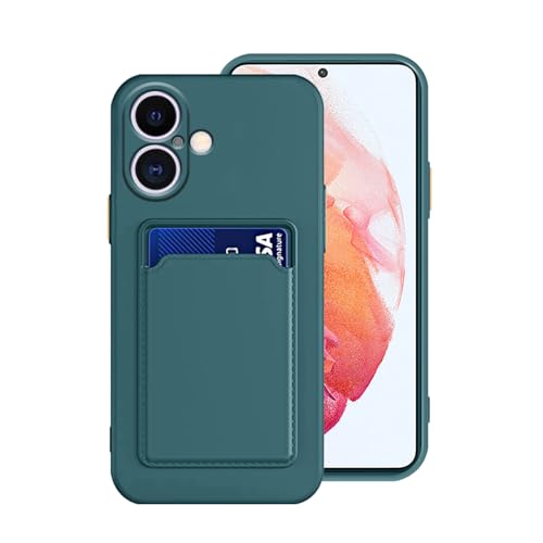 Coque iPhone 17 antichoc vert foncé idéale pour voyager léger au quotidien