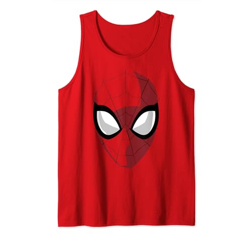 Marvel Spider-Man modern big face tank top vêtement geek sans manches