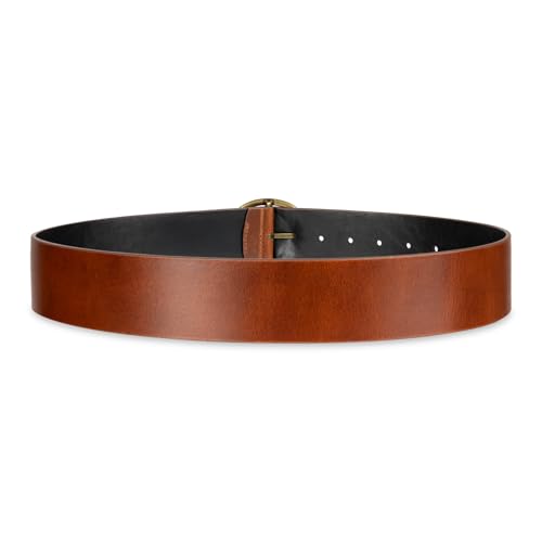 Cole Haan womens Reversible Circle Flip-buckle 2" Wide Width Belt for Dresses, Blazers, Skirts2