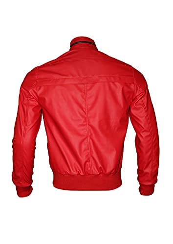 Kobra Cai Karate Kid Johnny Lawrence Red Faux Leather Jacket4