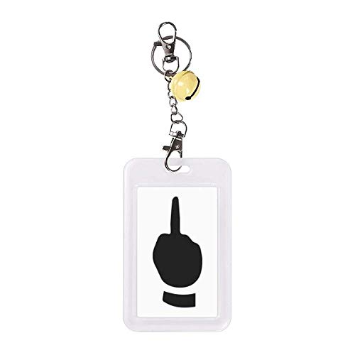 Badge protecteur de carte de crédit rigide anti-fraude cloche jaune