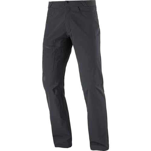 Pantalon de randonnée Salomon homme noir pour marche en montagne