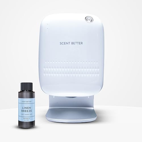 Scent Better Pro - Smart Bluetooth Essential Oil Diffuser for Home, Hotel, Spa, Office, Waterless - Includes Free Linen Breeze - White - Image 3