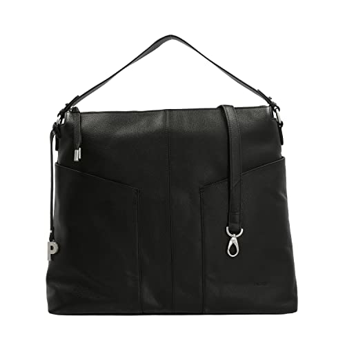 Picard Handtasche Trust Me für Damen aus Rindsleder in der Farbe Schwarz,...