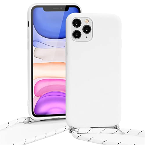 Eouine Capa de cordão de pescoço transversal para Apple iPhone 14 / iPhone 13 6,1 polegadas, capa de