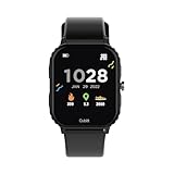 Cubitt Teens Smartwatch – Fitness Tracker for Ages 11–14, 1.85” Touchscreen, 6 Sport Modes, HR & Sleep Monitor, Built-in Games, Parental Lock, IP68 Water Resistance, 7-Day Battery, Obsidian Black