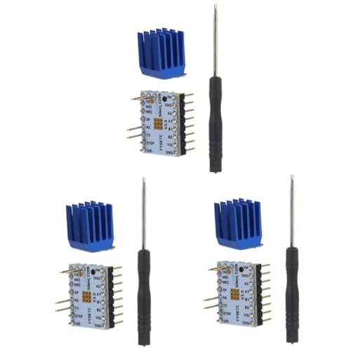 PartyKindom 3pcs Stepper Motor Driver Peak Driver for Printer Parts Quiet Silent Motor Controller