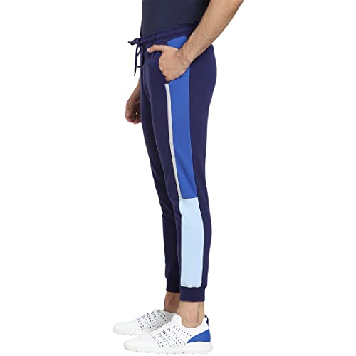 Image of Bewakoof Men's Cotton Regular Fit Joggers | Track pants for man | Lower for man | Trouser for men | Multipurpose | Mens Lower Activewear | Utility Pockets | Lightweight & Flexible Elastic Waist | Casual Joggers